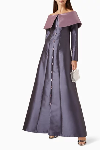 Selene Buttoned Maxi Dress