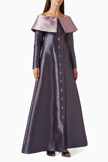 Selene Buttoned Maxi Dress