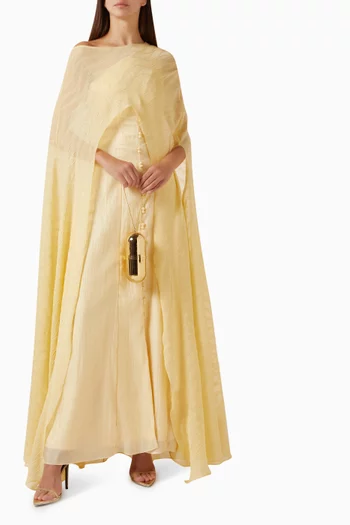 Aurelia Cape-style Maxi Dress