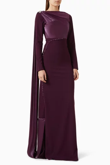Callista Crystal-embellished Gown
