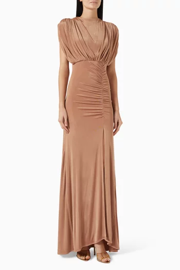 High-neck Gown