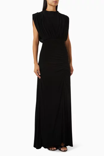High-neck Gown