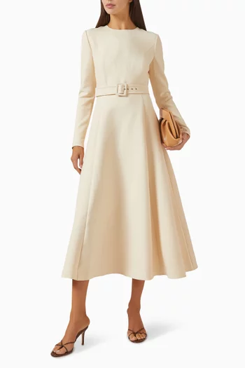 Rory Belted Dress in Viscose