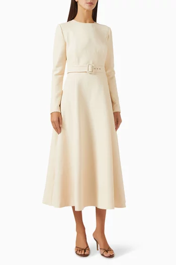 Rory Belted Dress in Viscose