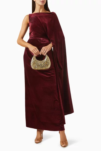 Vera Cape-sleeve Dress