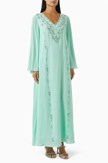 Bead-embellished Kaftan