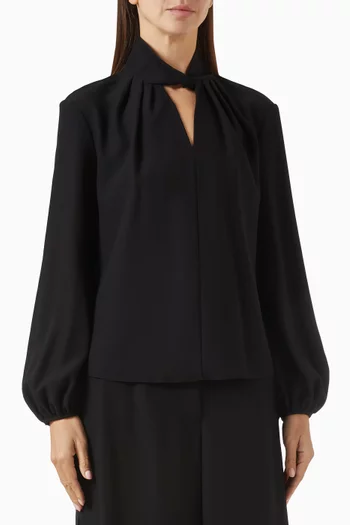 High-neck Top