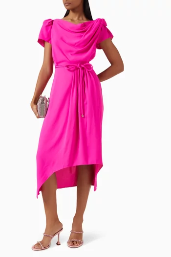 Tie-up Neck Dress