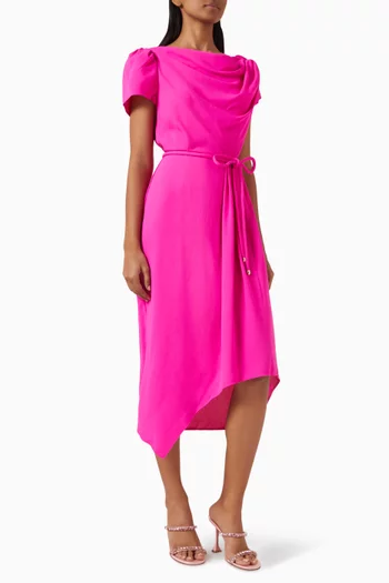 Tie-up Neck Dress