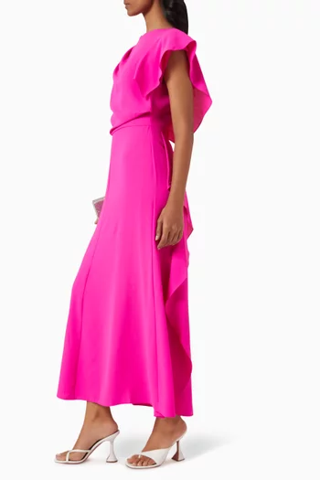 Ruffle Midi Dress