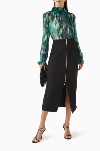 Printed Top in Viscose