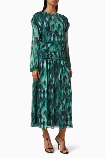 Gathered Waist Dress