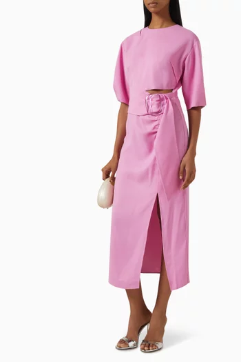 Belted Midi Dress