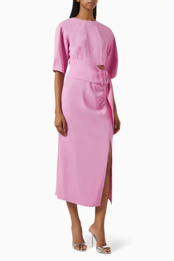 Belted Midi Dress