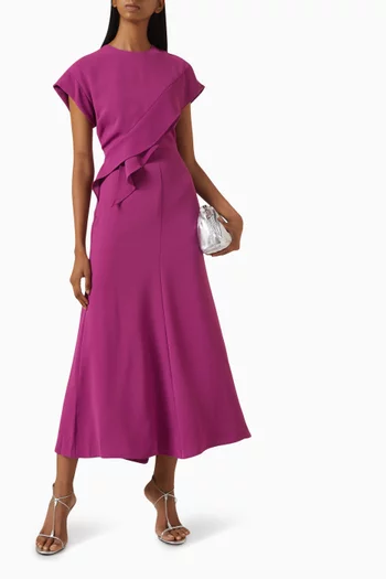 Knotted Midi Dress