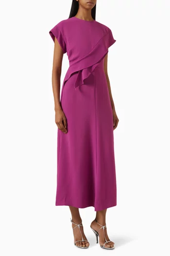 Knotted Midi Dress