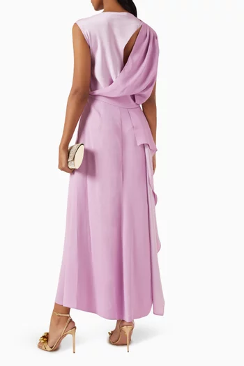 Ruffle Midi Dress