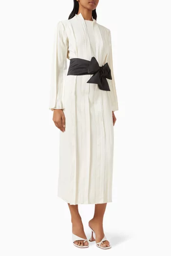 Pleated Maxi Dress