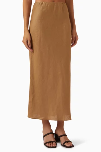 Maxi Skirt in Linen