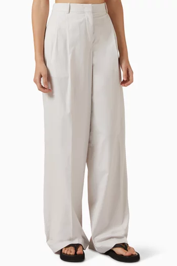 Relaxed Pants in Cotton & Lyocell