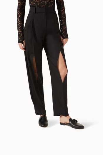 Giorgina Mules in Calfskin