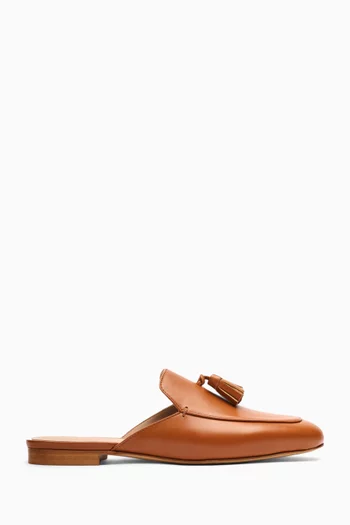 Giorgina Mules in Calfskin