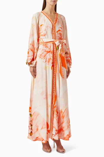 Floral-print Maxi Dress