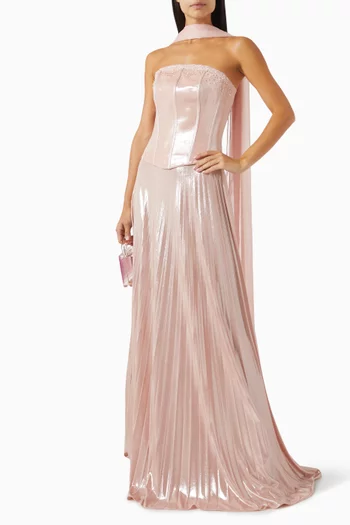 Moondrop Three-piece Set in Jersey-chiffon