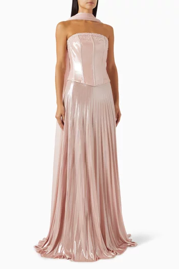 Moondrop Three-piece Set in Jersey-chiffon
