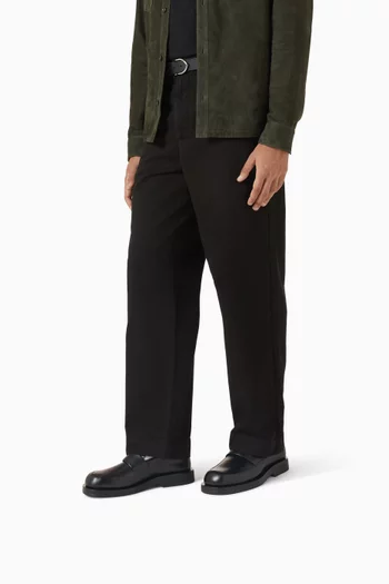 حذاء سهل الارتداء باف جلد عجل