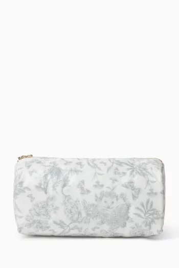 Toiletry Bag in Coated Canvas