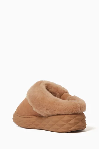 Xan Platform Mules in Suede