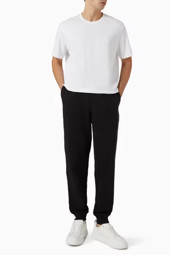 Logo-embroidered T-shirt in Pima-cotton