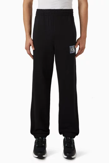 Logo-patch Jogging Pants in Cotton-blend Terry