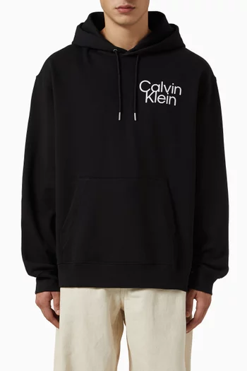 Monologo 350 Sweatshirt Hoodie in Cotton-blend Terry