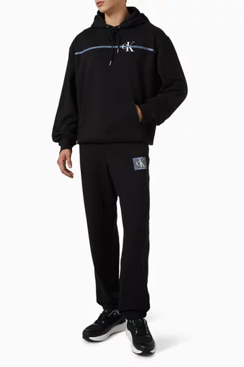 Monologo 350 Sweatshirt Hoodie in Cotton-terry
