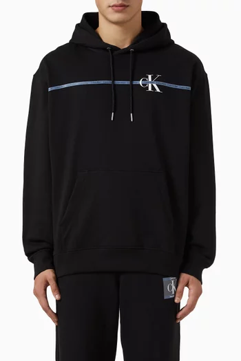 Monologo 350 Sweatshirt Hoodie in Cotton-terry