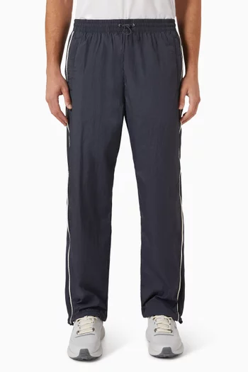 Relaxed Track Pants in Crinkle Nylon