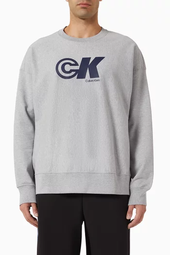 Graphic Logo T-shirt in Premium Terry