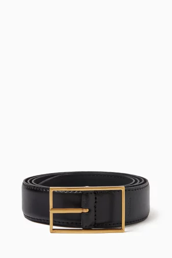 Classic Buckle Belt in Leather