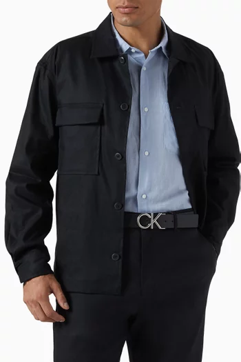 CK Hallmark Logo Belt in Leather