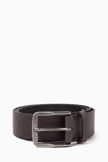 Classic Flat Belt in Leather