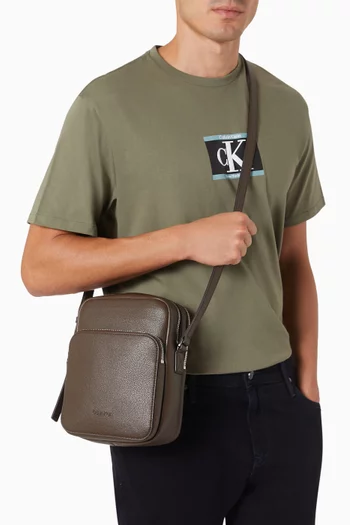 Small Crossbody Bag in Faux  Leather