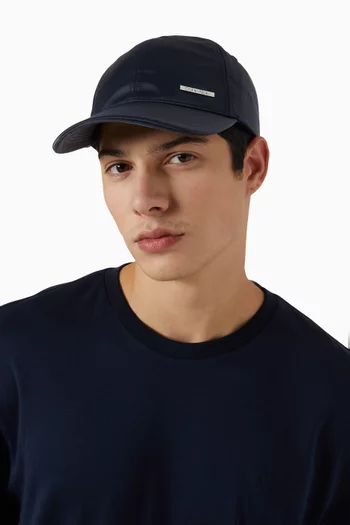 Classic Logo Baseball Cap in Satin
