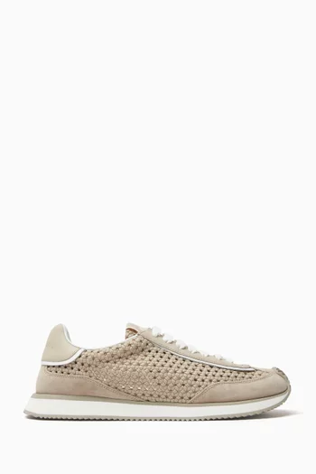 DG Sneakers in Raffia & Suede