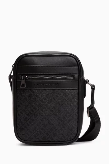 TH Monogram Crossbody Reporter Bag