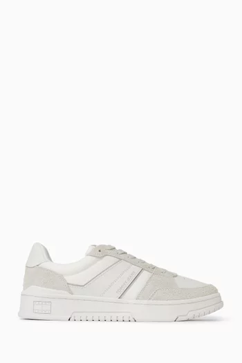 Cupsole Sneakers in Suede & Mesh