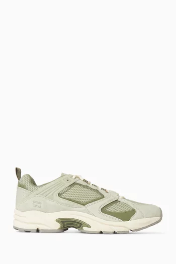Archive Sneakers in Mesh & Suede
