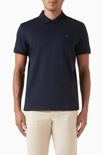 تي شيرت بولو نسيج متشابك فاخر