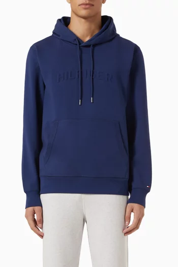 Logo Arch Embossed Hoodie